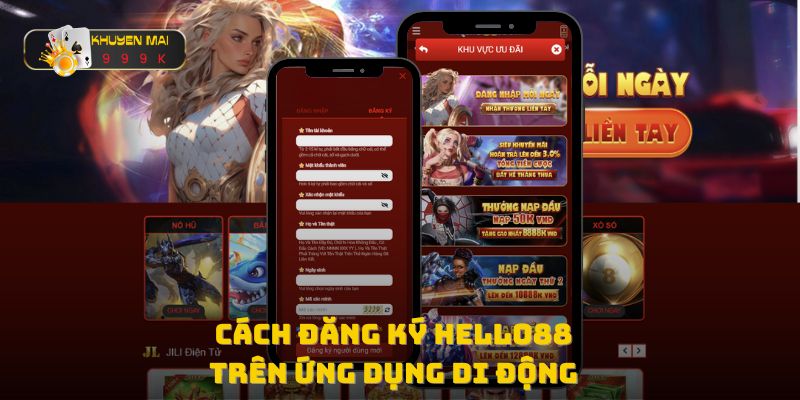 Cách đăng ký Hello88 trên ứng dụng di động