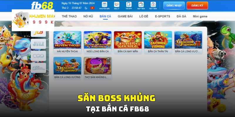 Săn boss khủng tại bắn cá FB68