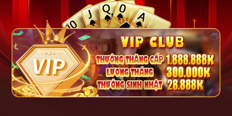 Hội viên Vip Club dành cho thành viên lâu năm