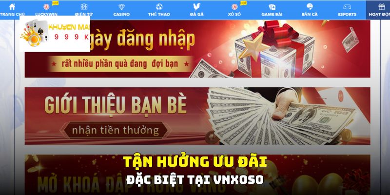 Những trò chơi hấp dẫn có tại VNXOSO